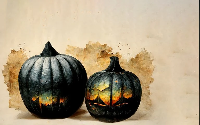 Black Pumpkin Painting Ideas