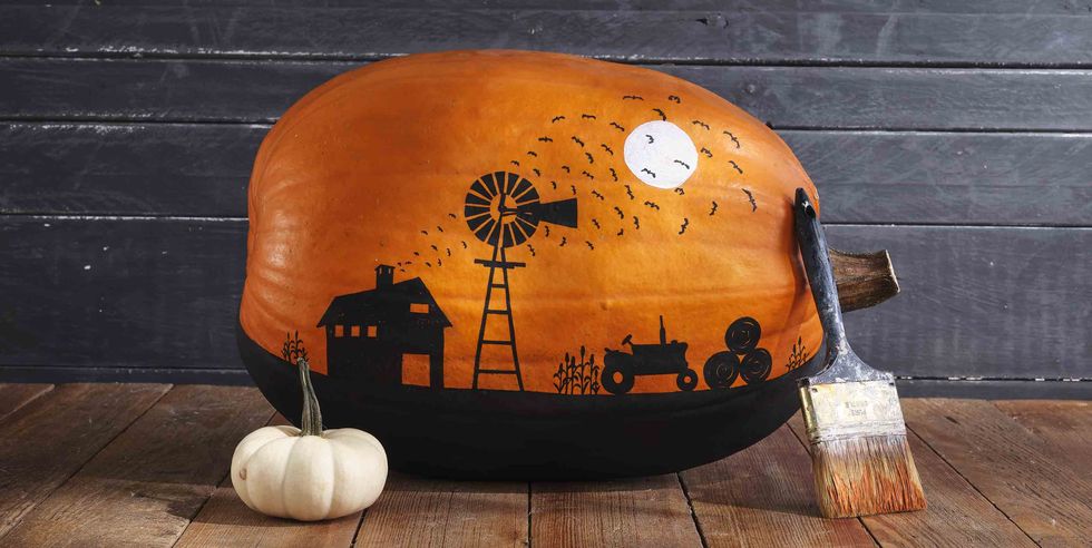 Entering a Pumpkin Painting Contest